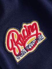 Boden Blue Superstitch Badge Shorts - Image 3 of 3