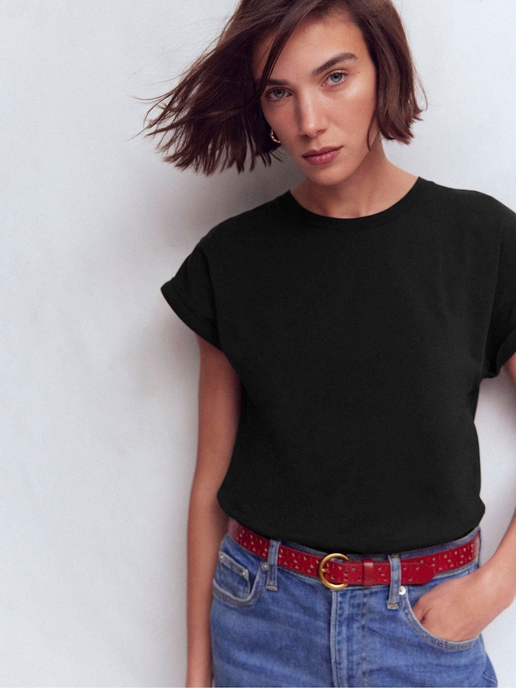 Boden Black Turn Back T-Shirt - Image 1 of 5