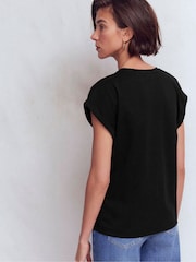 Boden Black Turn Back T-Shirt - Image 3 of 5