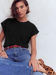 Boden Black Turn Back T-Shirt - Image 4 of 5