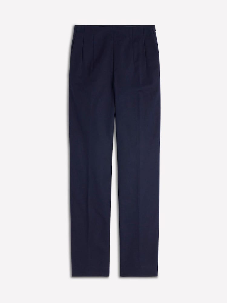 Boden Blue Slim Leg Cotton Trousers - Image 5 of 5 Boden Blue Slim Leg Cotton Trousers - Image 5 of 5
