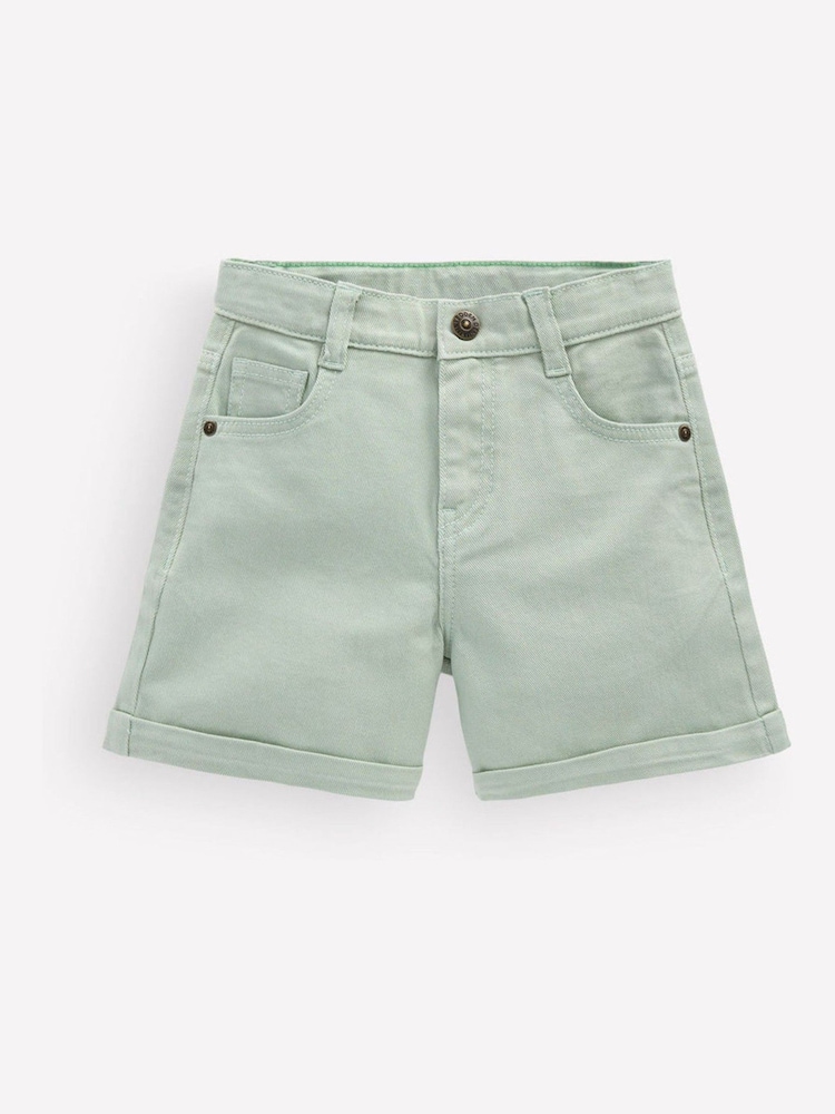 Boden Green Woven Turn Back Shorts - Image 1 of 4