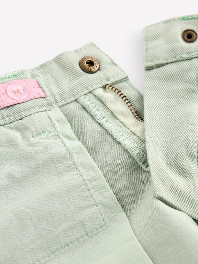 Boden Green Woven Turn Back Shorts - Image 4 of 4