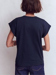 Boden Blue Turn Back T-Shirt - Image 3 of 6