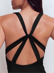 Boden Black Strap Detail Swimsuit - Image 2 of 6