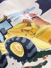 Boden Blue Short Sleeve Badge T-Shirt - Image 3 of 3