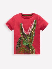 Boden Red Superstitch T-Shirt - Image 1 of 3