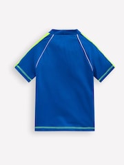 Boden Blue Short Sleeve Rash Vest - Image 2 of 3