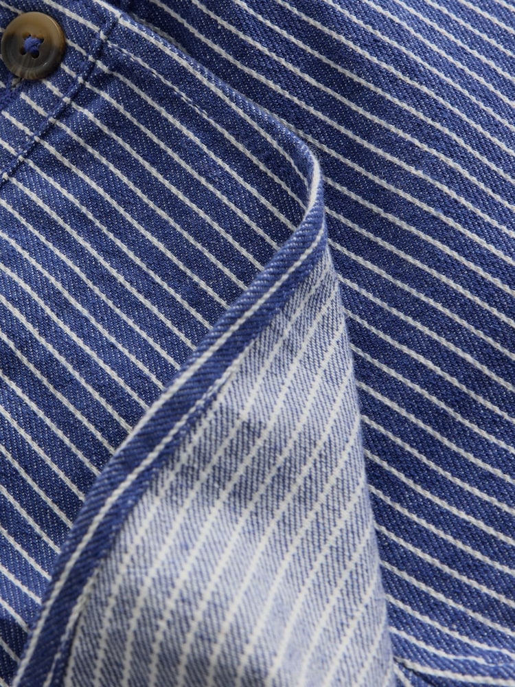 Boden Blue Wrap Woven Skort - Image 4 of 4