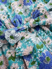Boden Blue Tie Waist Woven Playsuit - Image 3 of 3