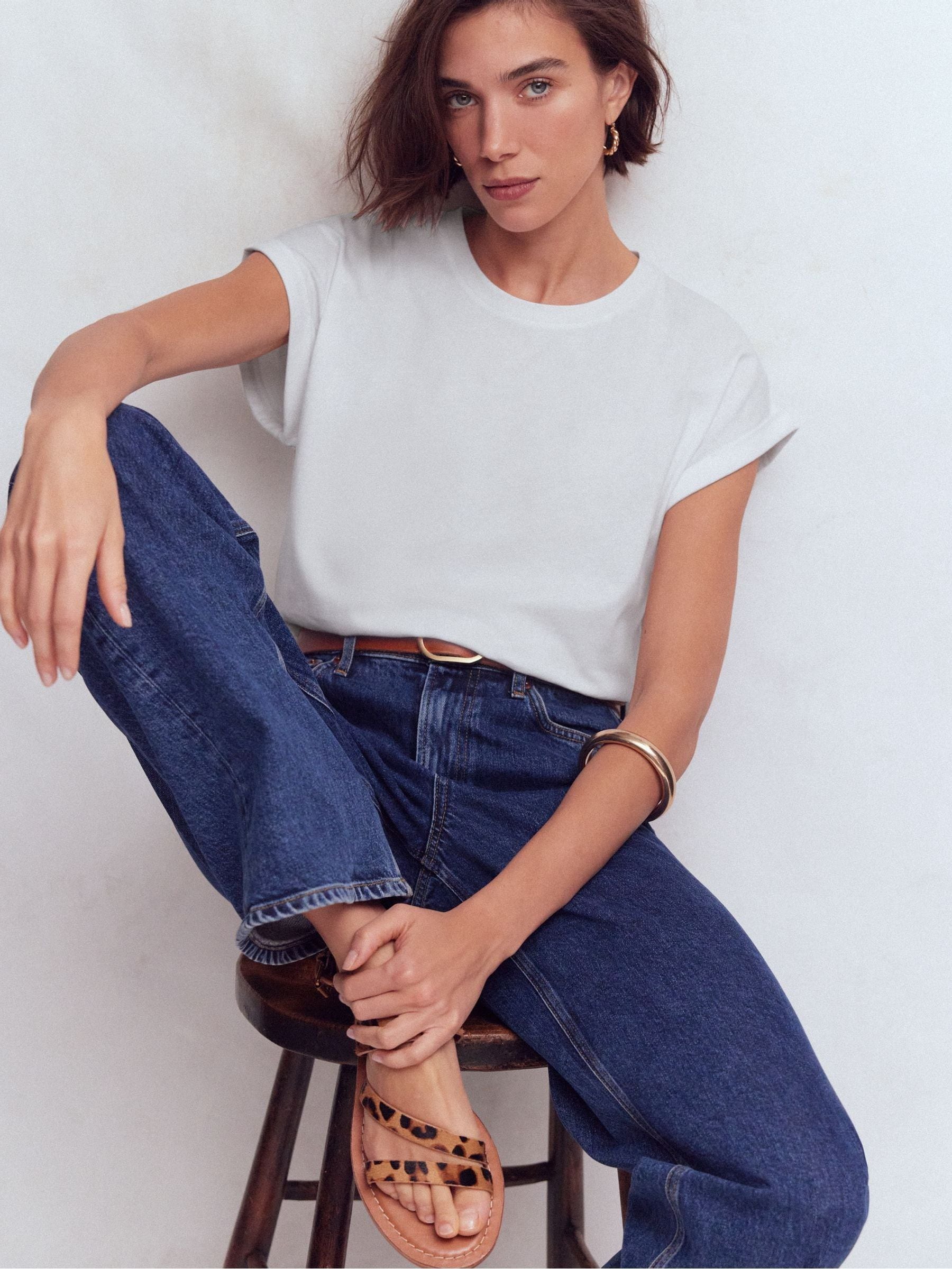 Buy Boden White Turn Back T-Shirt from the Next UK online shop
