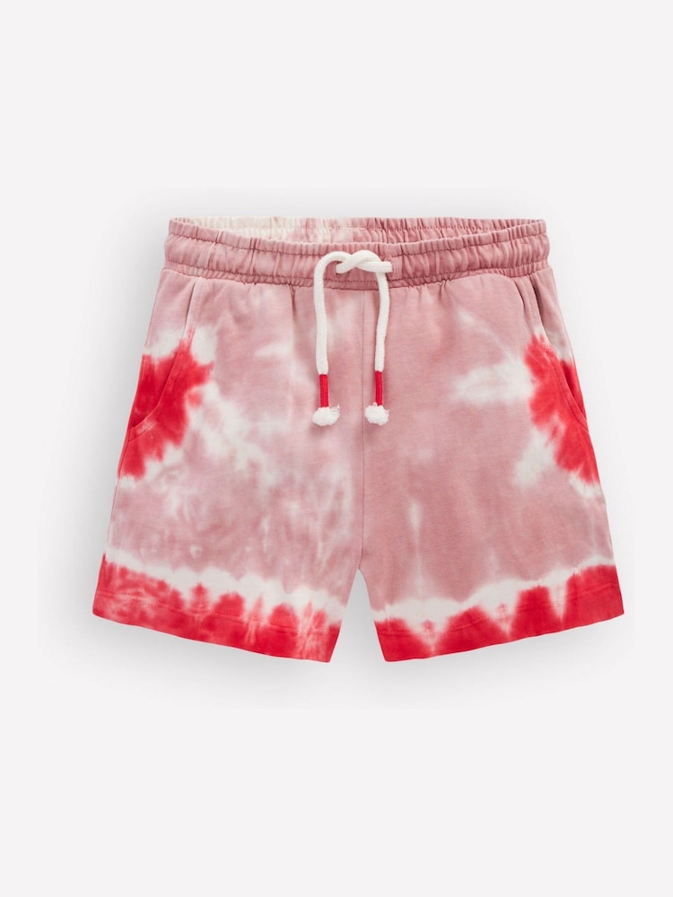 Boden Pink Tie Dye Jersey Shorts - Image 1 of 3