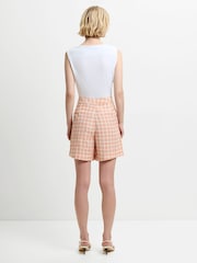 French Connection Orange Mona Calissa Cotton Shorts - Image 2 of 6