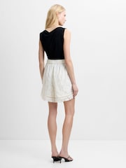 French Connection White Zoe Lace Shorts - Image 2 of 5