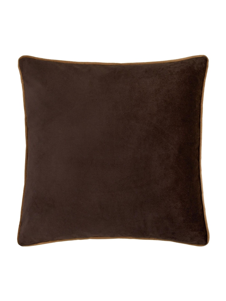 Furn Chocolate Caramel Meridian Velvet 45cm X 45cm Feather Filled 45 x 45cm Cushion - Image 2 of 5 Furn Chocolate Caramel Meridian Velvet 45cm X 45cm Feather Filled 45 x 45cm Cushion - Image 2 of 5