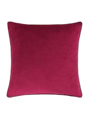 Furn Cranberry Mocha Meridian Velvet 45cm X 45cm Feather Filled 45 x 45cm Cushion - Image 2 of 6