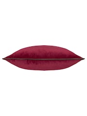 Furn Cranberry Mocha Meridian Velvet 45cm X 45cm Feather Filled 45 x 45cm Cushion - Image 3 of 6