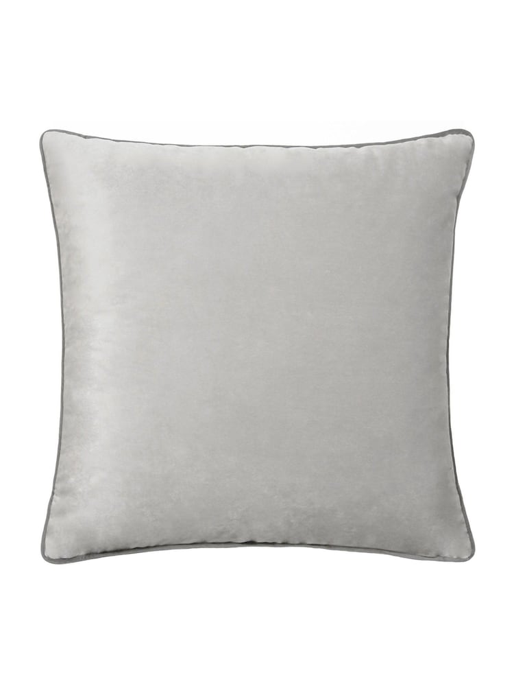 Furn Dove Charcoal Meridian Velvet 45cm X 45cm Feather Filled 45 x 45cm Cushion - Image 2 of 5 Furn Dove Charcoal Meridian Velvet 45cm X 45cm Feather Filled 45 x 45cm Cushion - Image 2 of 5