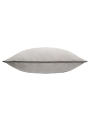 Furn Dove Charcoal Meridian Velvet 45cm X 45cm Feather Filled 45 x 45cm Cushion - Image 3 of 5