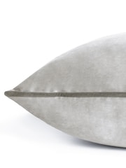 Furn Dove Charcoal Meridian Velvet 45cm X 45cm Feather Filled 45 x 45cm Cushion - Image 4 of 5