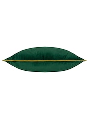 Furn Emerald Moss Meridian Velvet 45cm X 45cm Feather Filled 45 x 45cm Cushion - Image 3 of 5