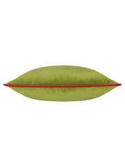 Furn Lime/Hot Pink Meridian Velvet Feather Filled 45 x 45cm Cushion - Image 5 of 6