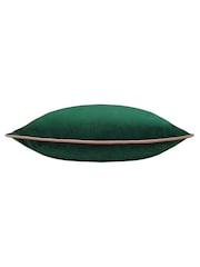 Furn Emerald Blush Meridian Velvet 55cm X 55cm Feather Filled Cushion - Image 5 of 6
