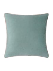 Furn MineralBlush Meridian Velvet Feather Filled 45 x 45cm Cushion - Image 3 of 5