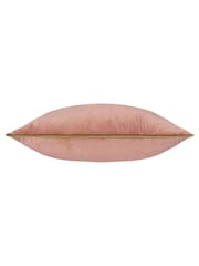 Furn Blush/Gold Meridian Velvet 55cm X 55cm Feather Filled Cushion - Image 8 of 8