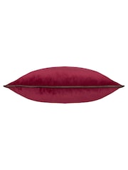 Furn Cranberry Mocha Meridian Velvet 45cm X 45cm Feather Filled 55 x 55cm Cushion - Image 4 of 5