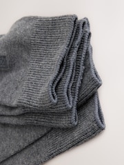 Grey Embroidered Lasting Fresh  N Logo Heel Socks - Image 3 of 5
