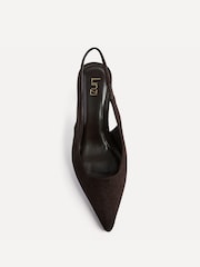 Linzi Brown Featured Slingback Court Heels - Image 5 of 6