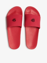 Superdry Red SD&Co. Pool Sliders - Image 2 of 8