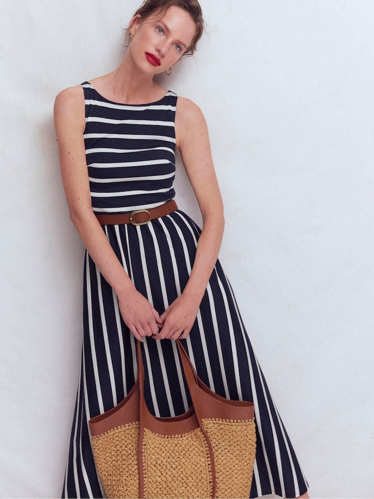 Boden Saoirse Smocked Jersey Dress - Imagen 1 de 6