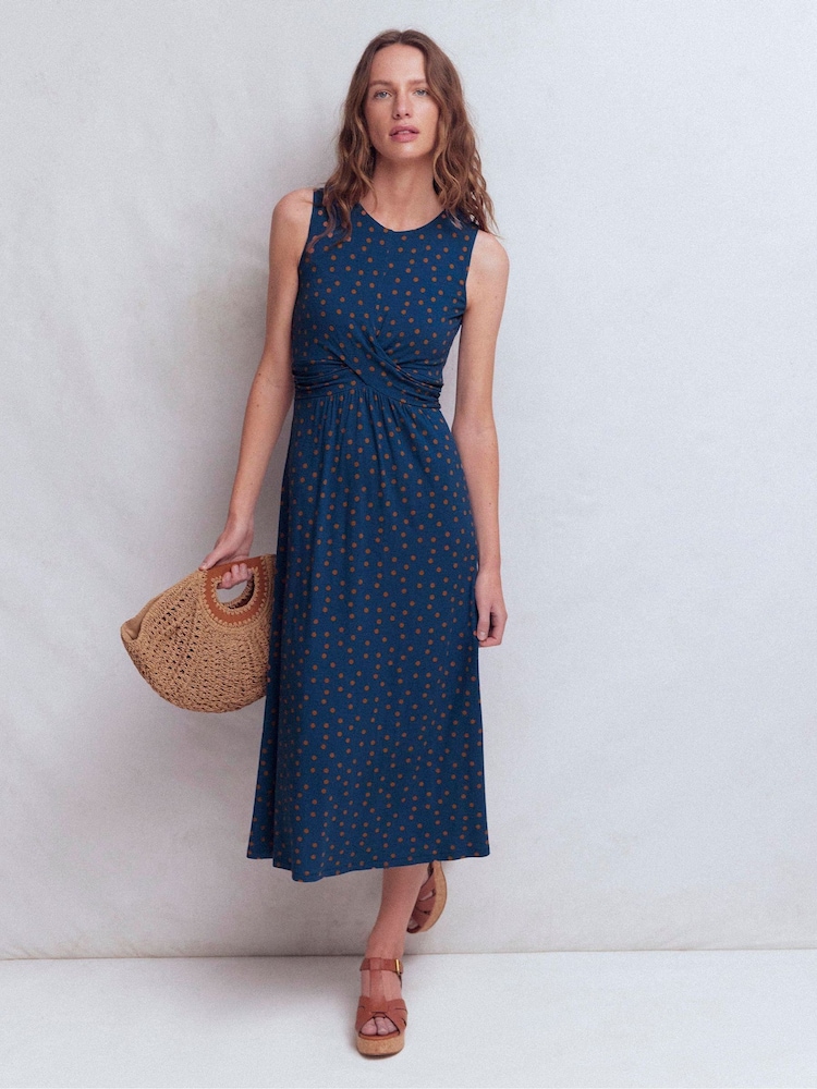 Boden Zara Cross Waist Jersey Dress - Imagen 1 de 6