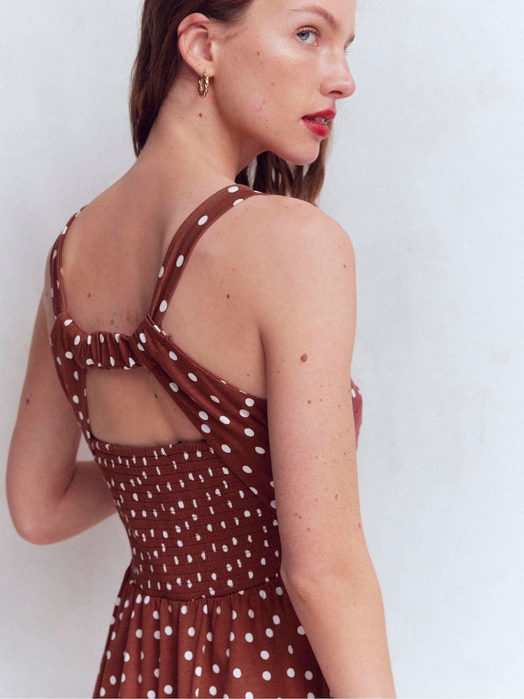 Boden Saoirse Smocked Jersey Dress - Imagen 2 de 7