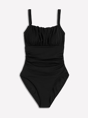 Boden Black Skiathos Ruched Panel Swimsuit - Image 5 of 6
