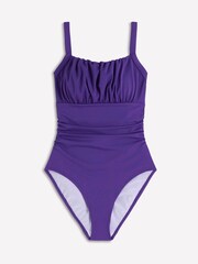 Boden Blue Skiathos Ruched Panel Swimsuit - Image 5 of 6