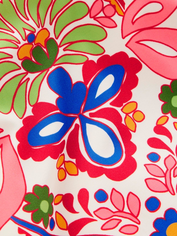 Boden Cream Strap Print Swimsuit - Image 7 of 7