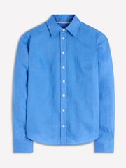 Boden Blue Sienna Linen Shirt - Image 5 of 5