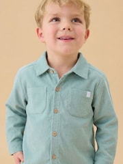 MORI Grey Soft Cotton Corduroy Shacket - Image 1 of 3