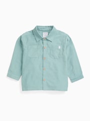 MORI Grey Soft Cotton Corduroy Shacket - Image 2 of 3