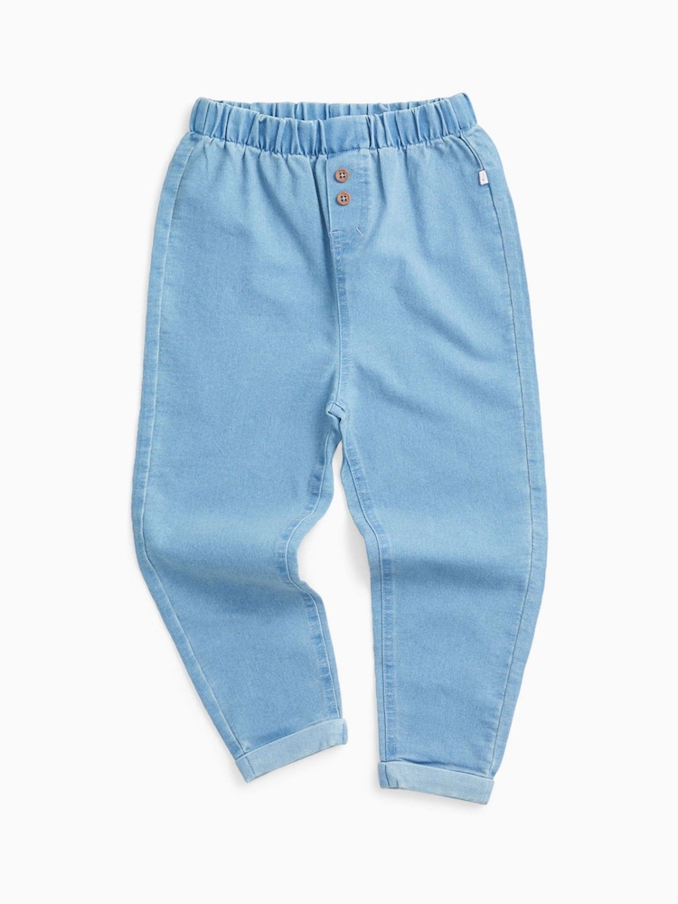 MORI Blue Soft Denim Trouser - Image 1 of 1