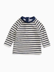 MORI Blue Sun Safe Long Sleeve Rash Vest Swim Top - Image 4 of 5