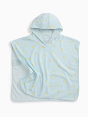 MORI Blue Lemon Print Soft Bath Poncho Towel - Image 2 of 2