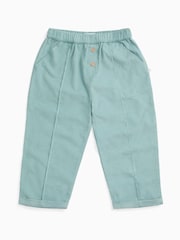 MORI Green Soft Cotton Corduroy Trousers - Image 2 of 2