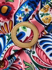 Boden Cream Sorrento Hoop Sash Swimsuit - Image 7 of 7