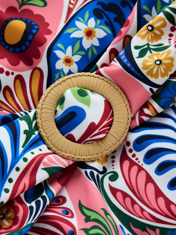 Boden Cream Sorrento Hoop Sash Swimsuit - Image 7 of 7