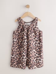 Leopard Animal Print Playsuit (3-16yrs) - Image 1 of 4