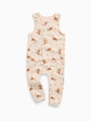 MORI Cream Monkey Supersoft Dungarees - Image 1 of 2